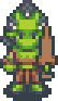 Snowstalker Orc monster sprite
